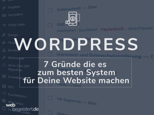 WordPress – 7 Gründe die es zum besten System für Deine Website machen