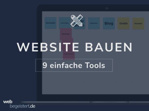 Meine top 9 Tools zum Website bauen