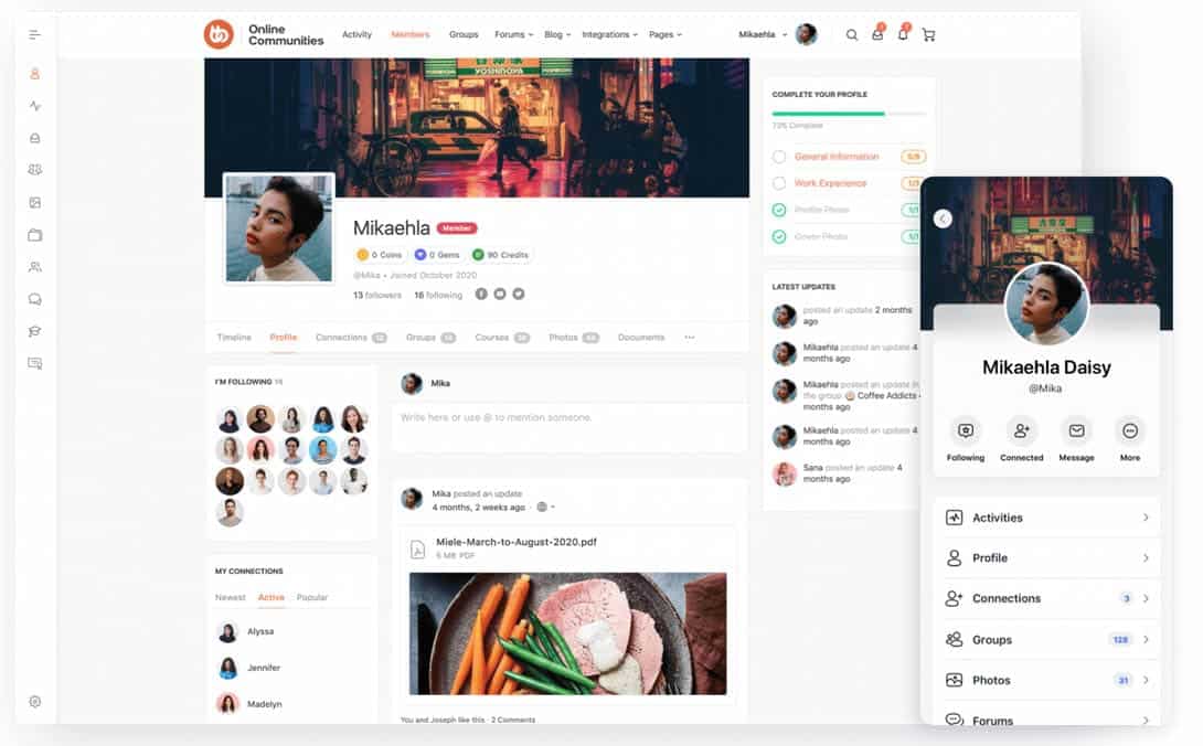 WordPress Membership-Theme BuddyBoss