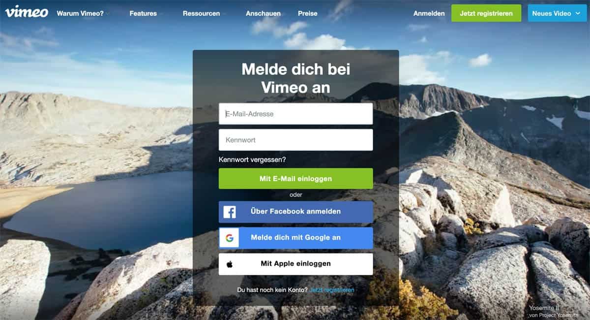 Vimeo als Membership-Videohoster
