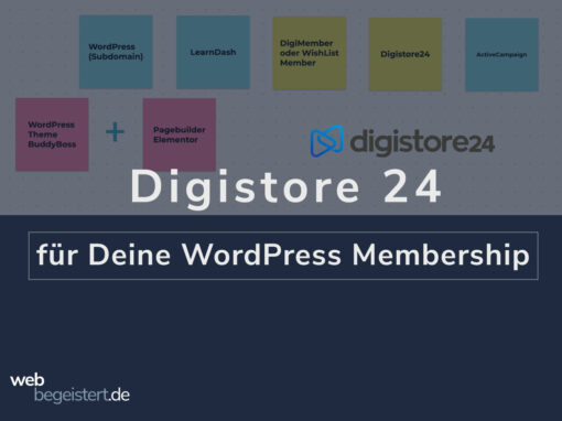 Digistore24 für Deine WordPress Membership